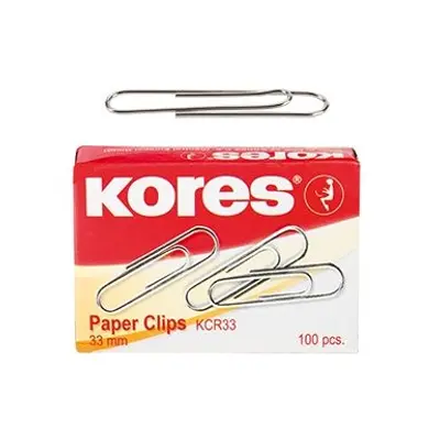 Корица на „Кламери KORES 25 mm, 100 бр. в кутийка"
