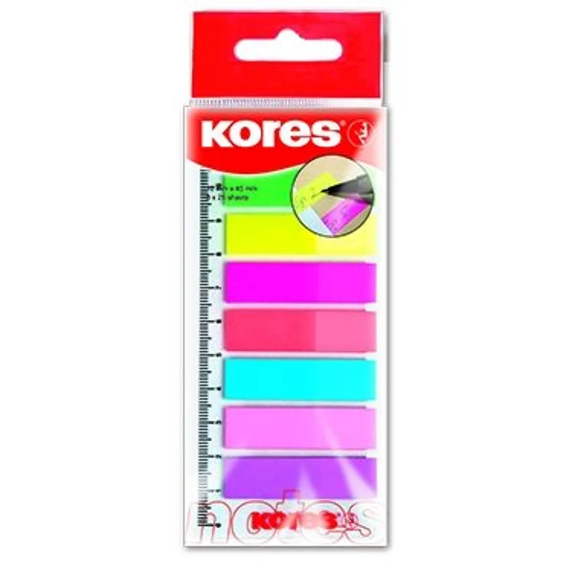 Индекси Kores PVC- 8 цвята, снимка 1