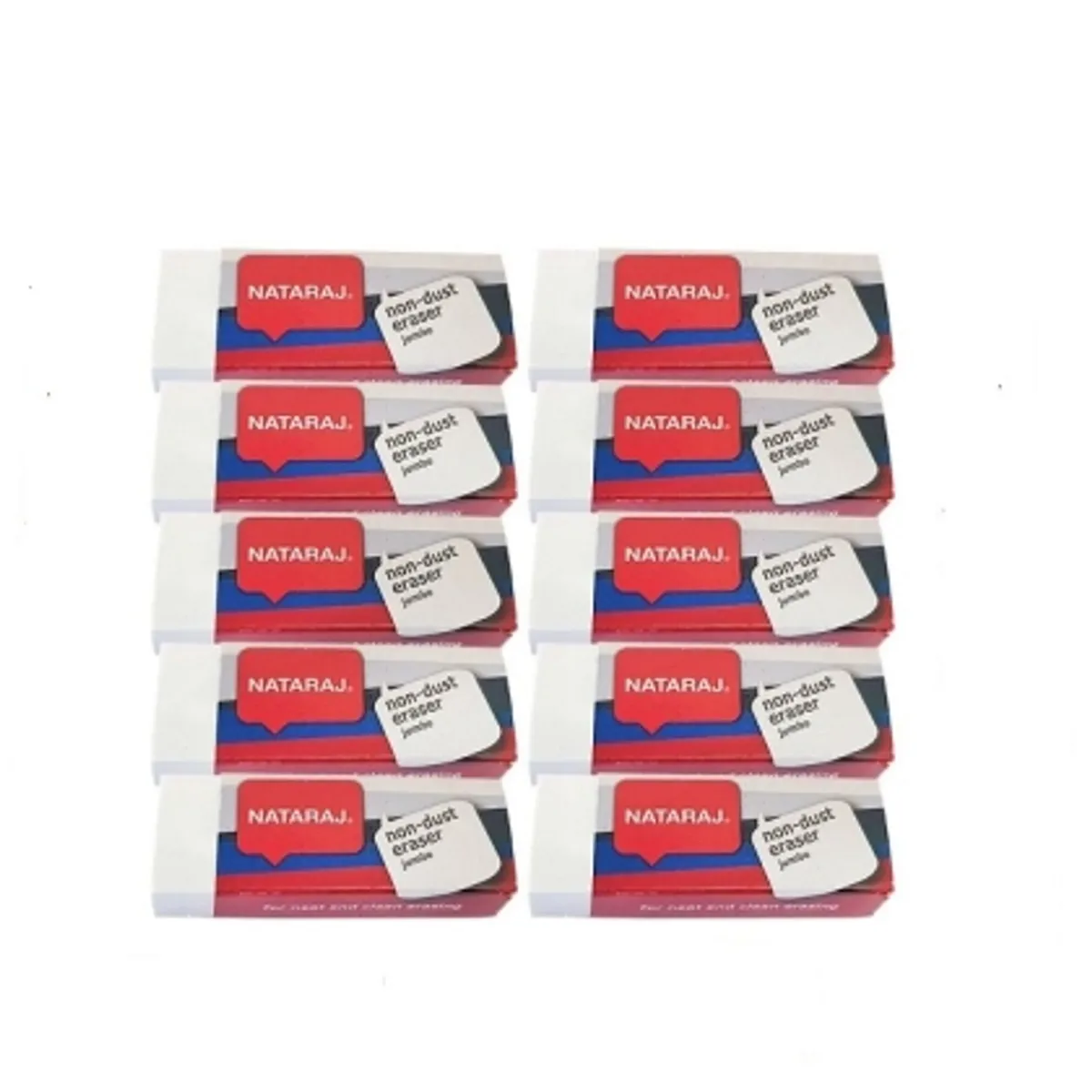Гума Nataraj Non-Dust JUMBO /в кутия 20 бр./, снимка 2