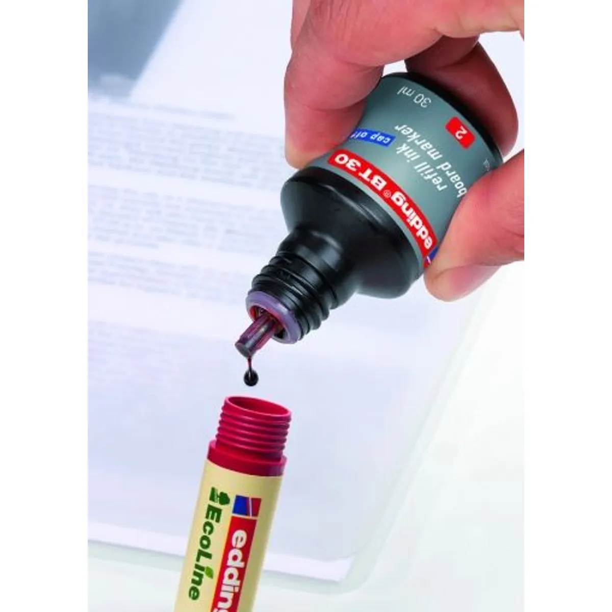 Мастило edding® BT 30 refill ink за бяла дъска — снимка 5
