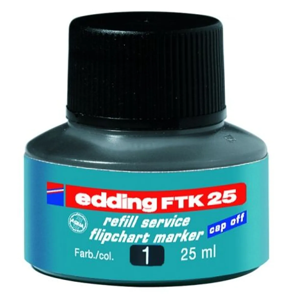 FTK25 мастило за флипчарт 25ml• черно — снимка 4