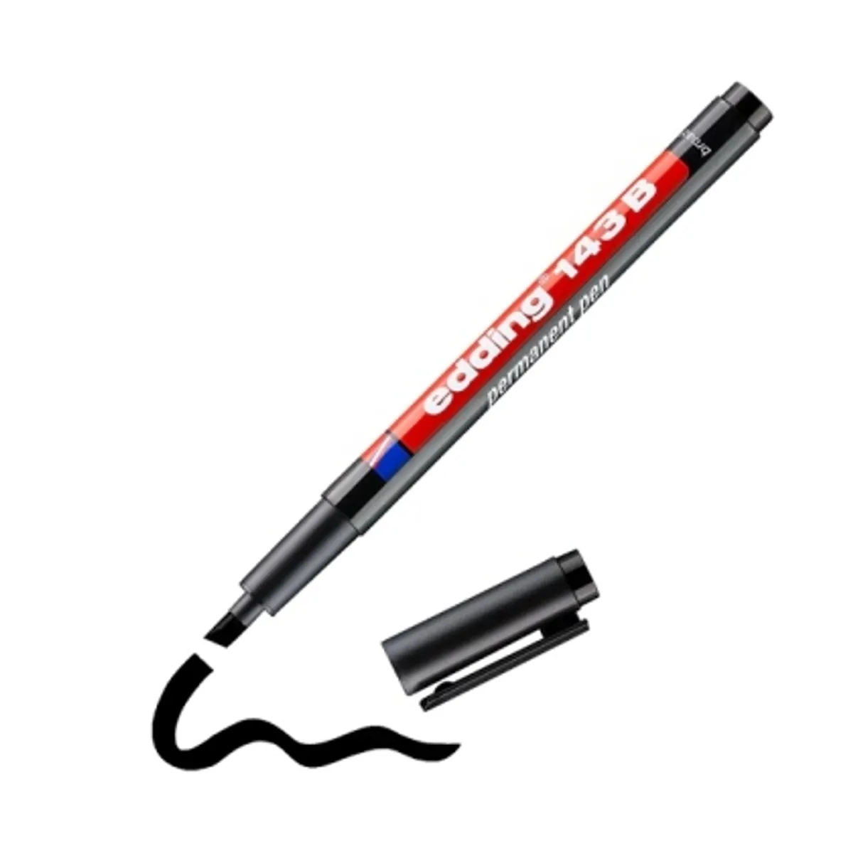 Маркер edding® 143 B, OHP, за гладки повърхности, 1-3mm — снимка 1