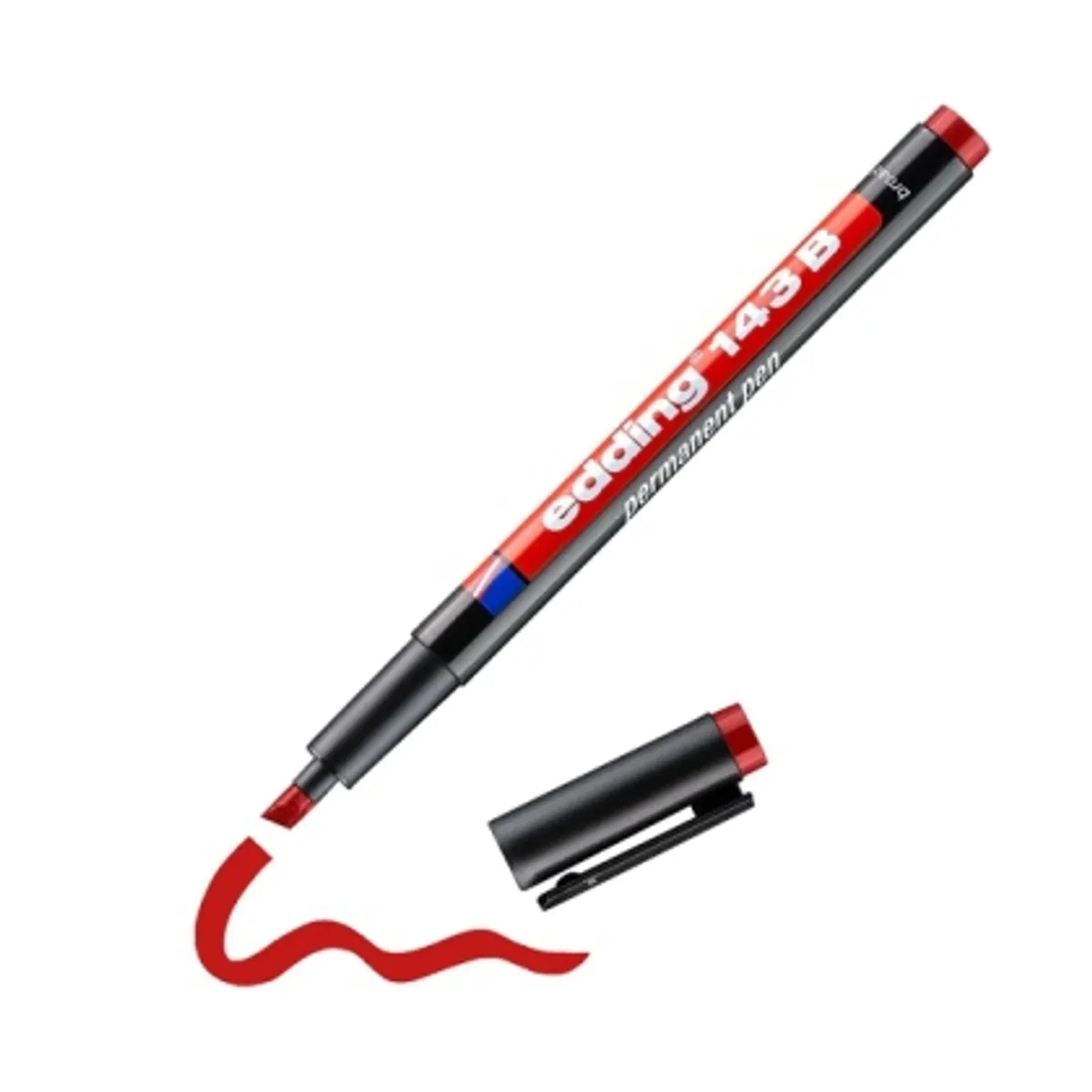 Маркер edding® 143 B, OHP, за гладки повърхности, 1-3mm — снимка 2