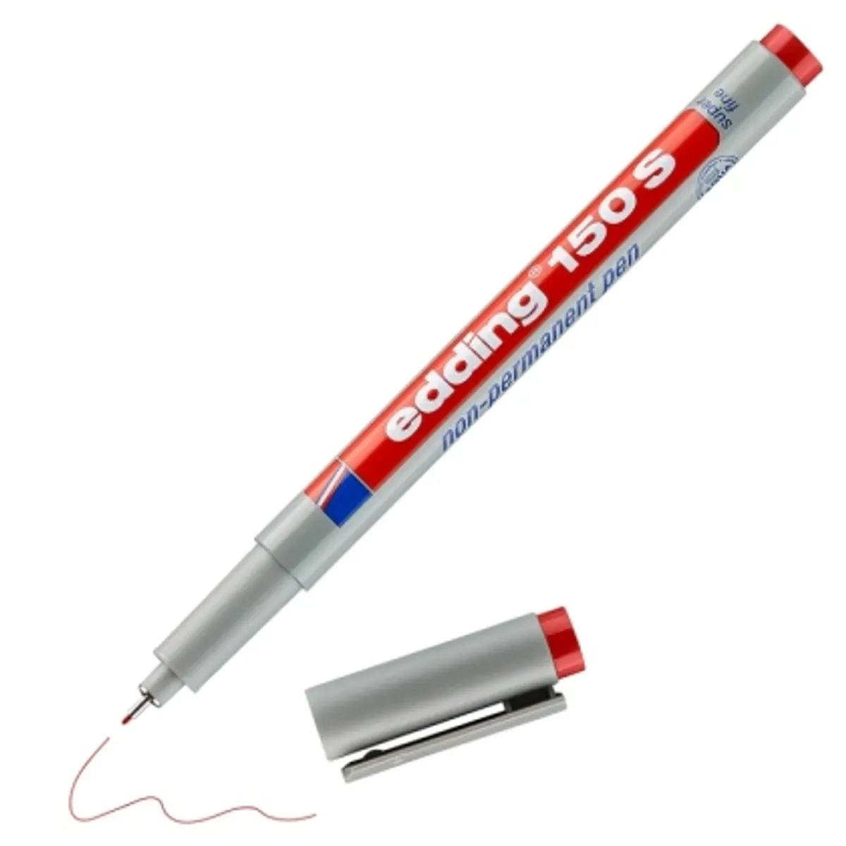 Маркер edding® 150 S, OHP за гладки повърхности, 0.3mm, Неперманентен, снимка 2