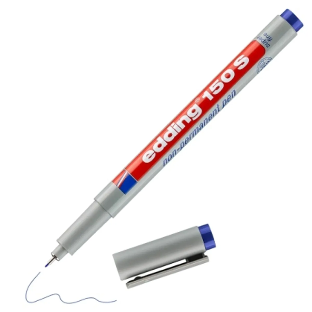 Маркер edding® 150 S, OHP за гладки повърхности, 0.3mm, Неперманентен, снимка 3