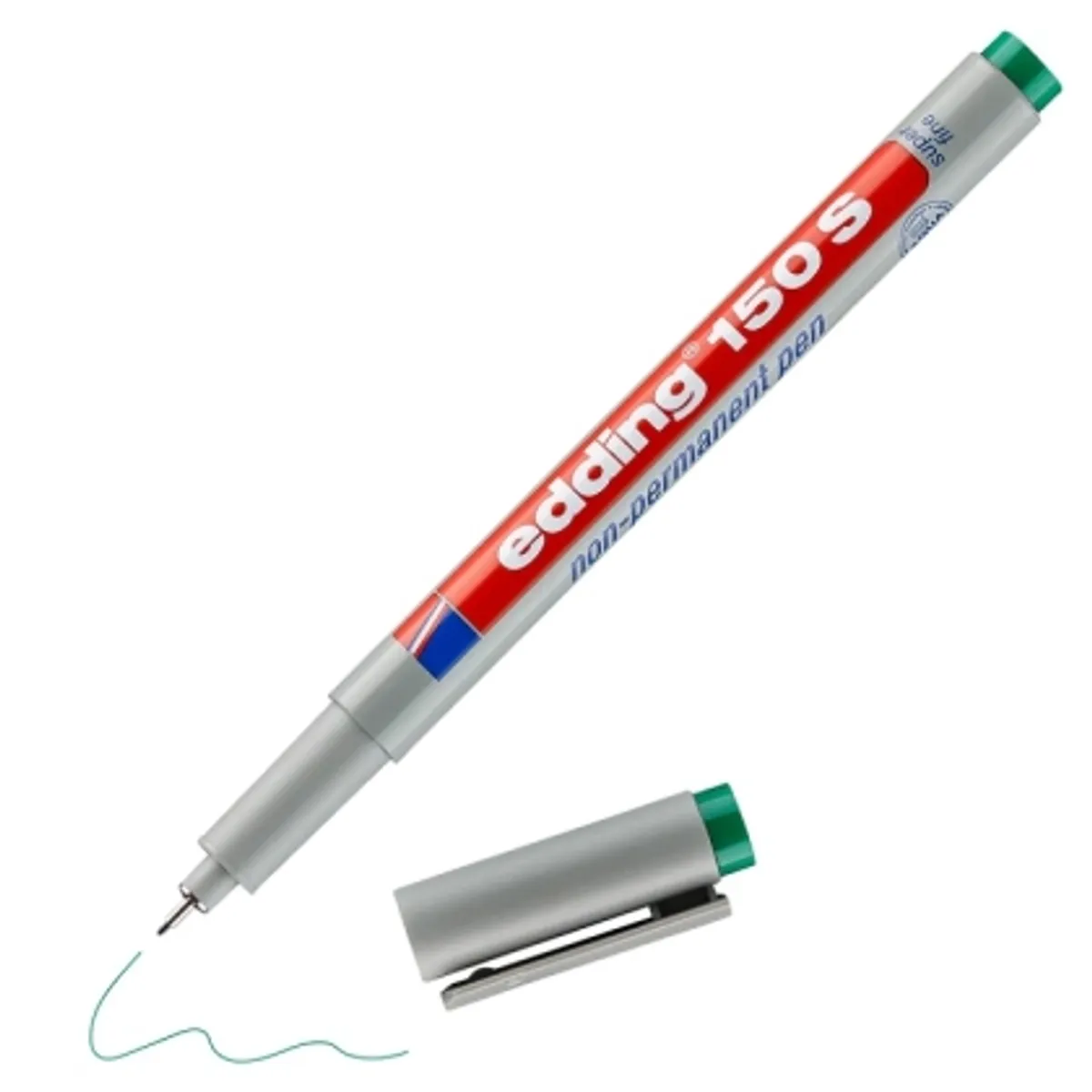 Маркер edding® 150 S, OHP за гладки повърхности, 0.3mm, Неперманентен, снимка 4