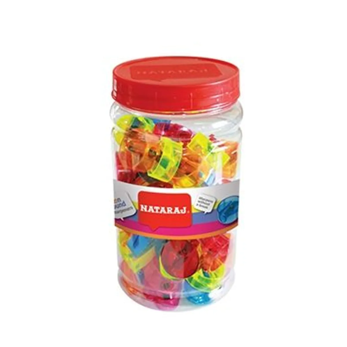 Острилка NATARAJ Neon, микс, 50 бр.