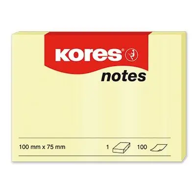 Корица на „Самозалепващи листчета KORES 100 x 75 mm, 100 л.“