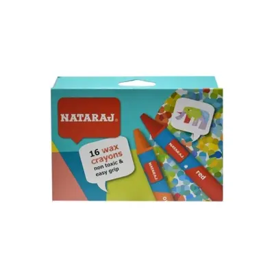 Корица на „Восъчни пастели Nataraj 16 цвята, 9 см. /Ø8mm“