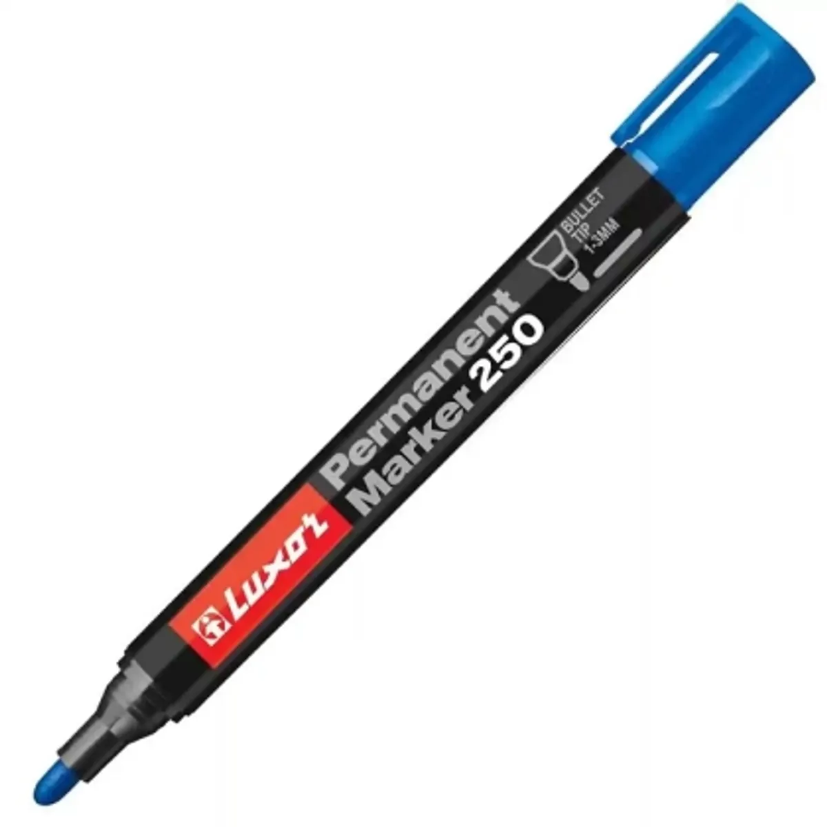 Перманентен маркер Luxor 250, 1-3mm, снимка 3
