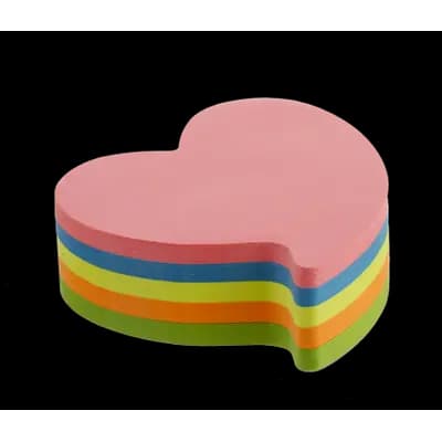 Корица на „Самозалепващи листчета KORES СЪРЦЕ 70x70 mm, 250 л.“