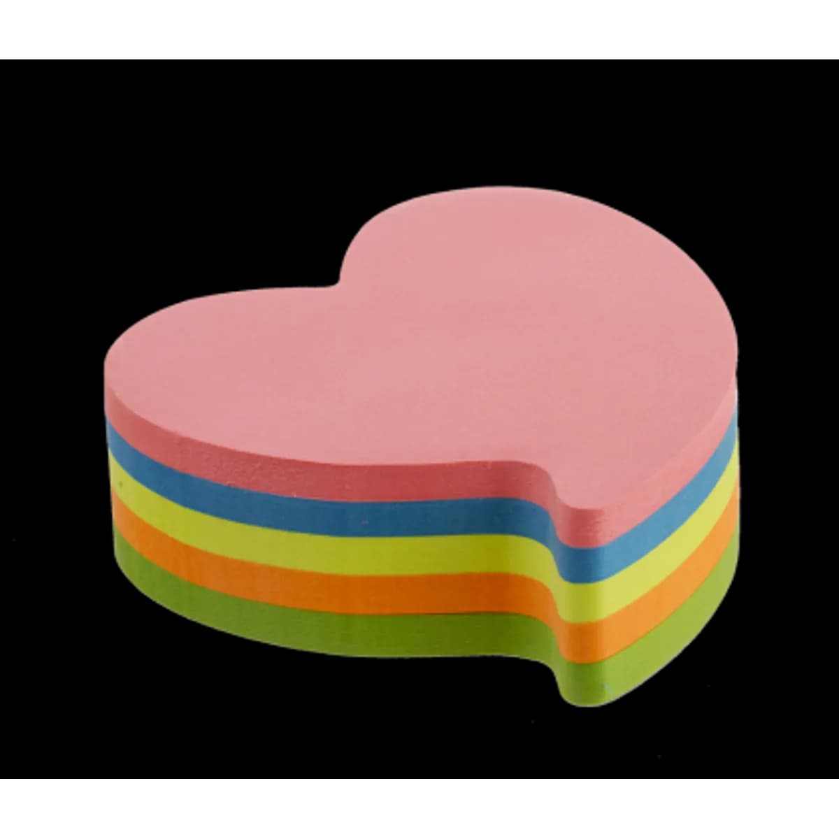 Самозалепващи листчета KORES СЪРЦЕ 70x70 mm, 250 л.