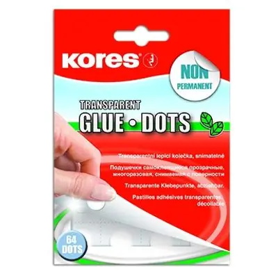 Корица на „Лепящи точки KORES Gluе dots 64 бр.“
