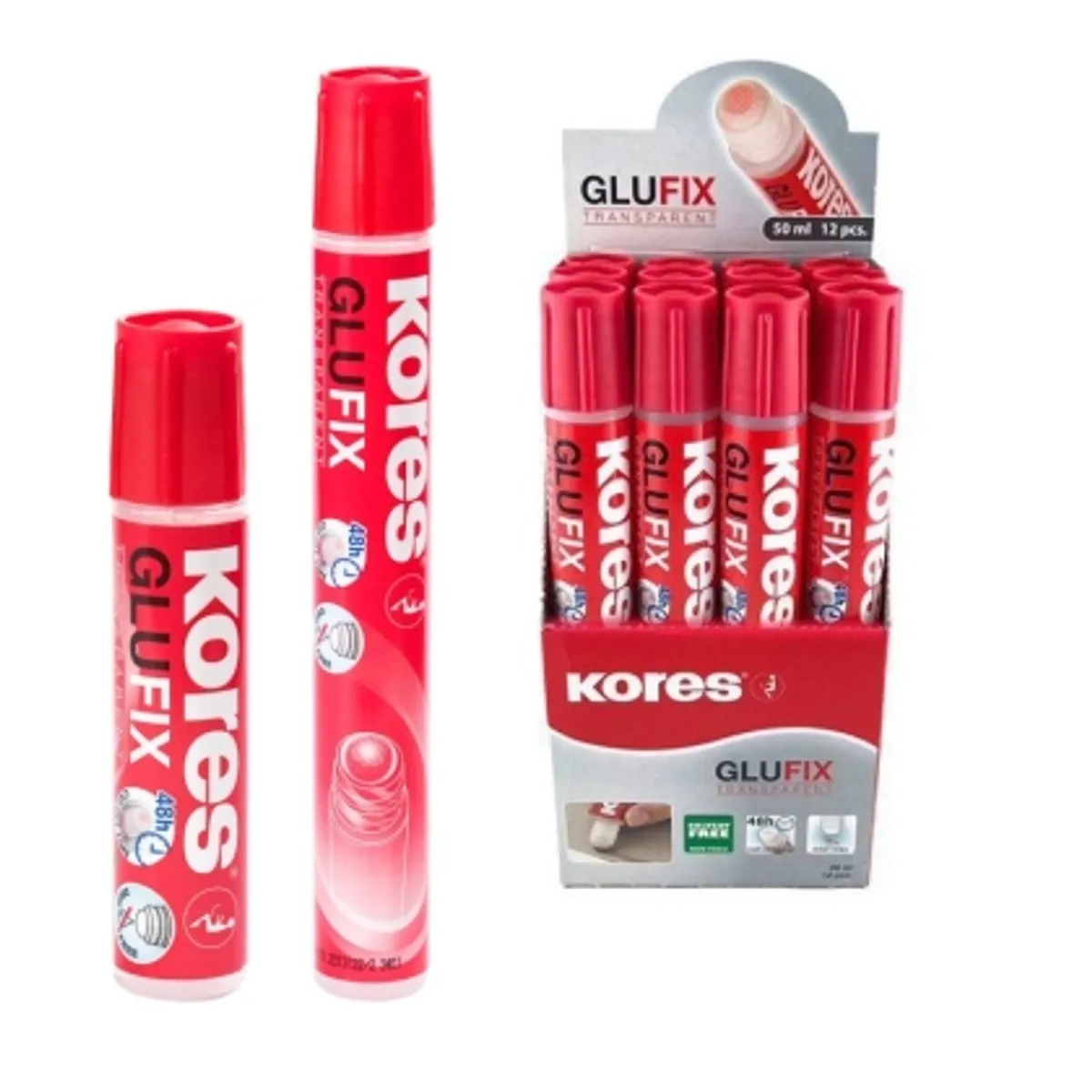 Течно лепило с тампон KORES Glufix 50 ml — снимка 1