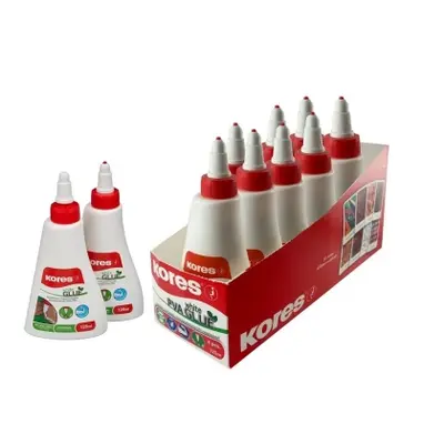 Корица на „Бяло PVA лепило KORES, 125 ml"