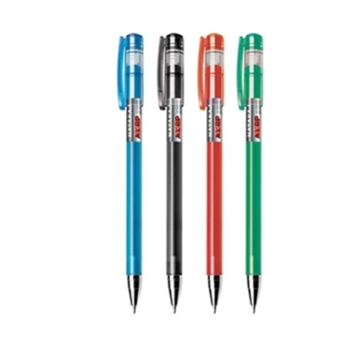Химикалка NATARAJ All Grip 0.7 mm, 4 броя в блистер, снимка 2