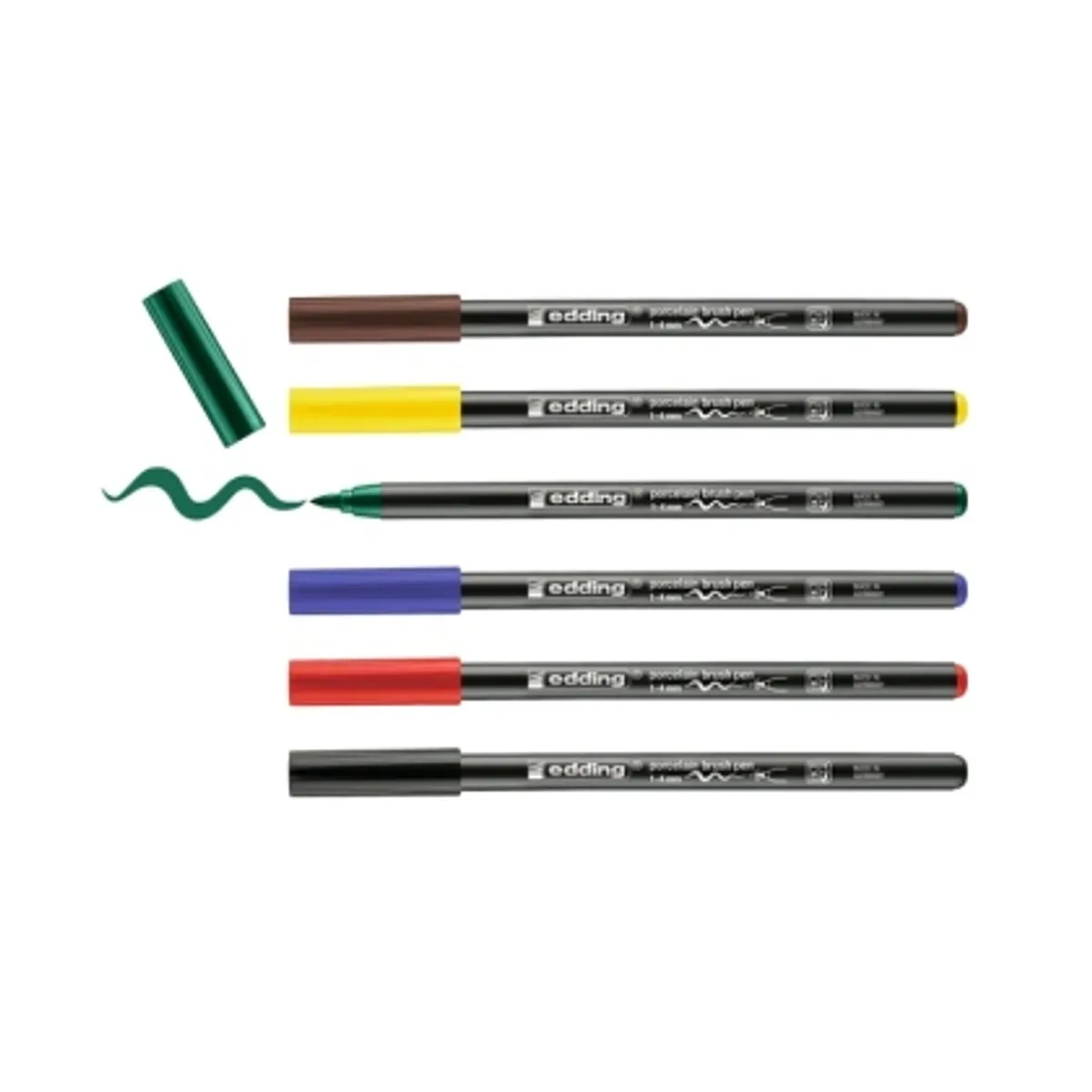 Комплект маркери edding® 4200 за порцелан 6 цвята FAMILY, снимка 1
