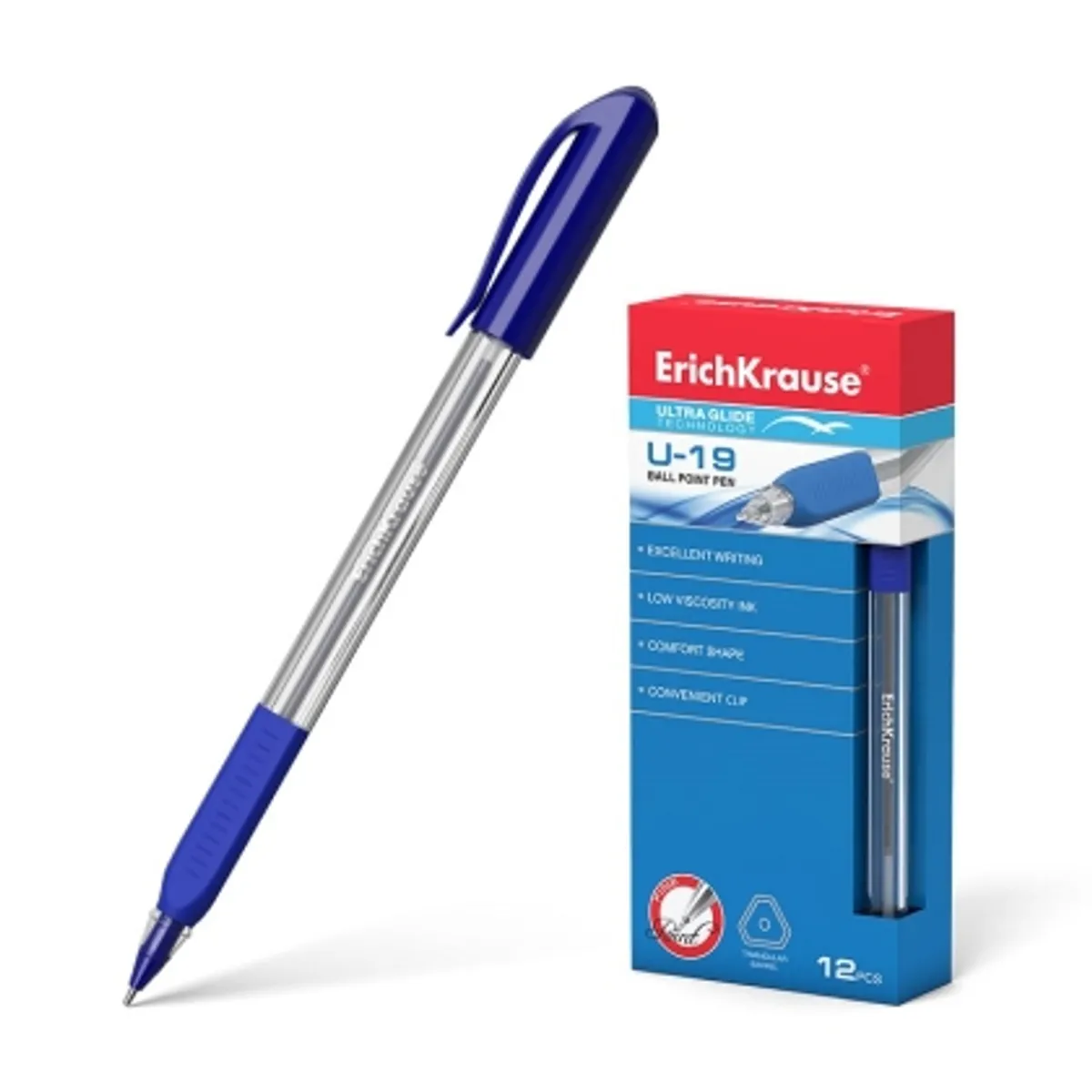 Химикалка ErichKrause® U-19, Ultra Glide, 0.6 mm, снимка 1