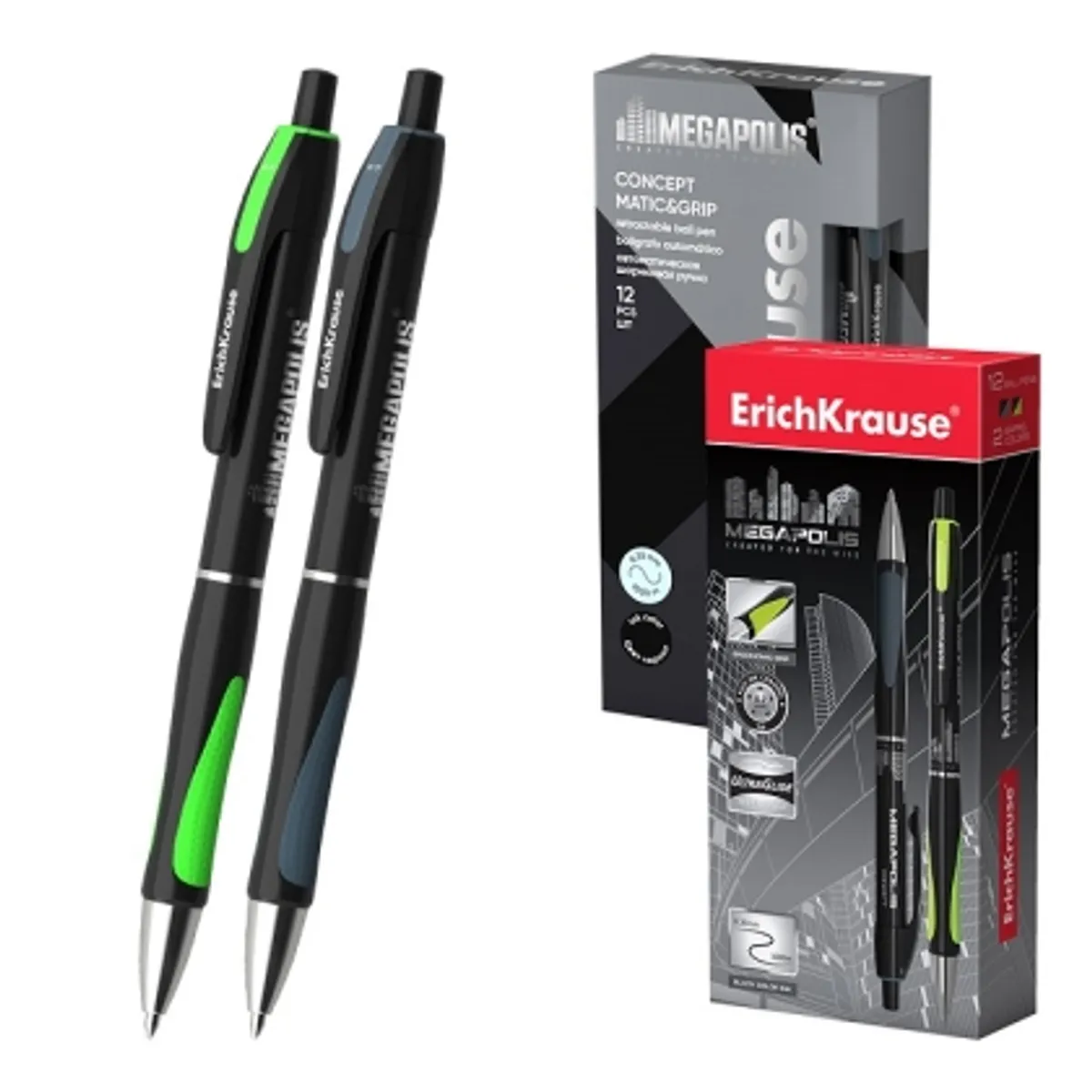 Автоматична химикалка ErichKrause® Megapolis 0.7 mm, снимка 2