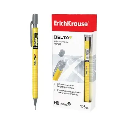 Корица на „Aвтoматичен молив ErichKrause® DELTA 0.5 mm, HB /в кутия 12 бр./"