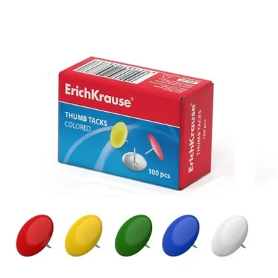 Корица на „Цветни кабърчета ErichKrause® 100 бр, асорти"
