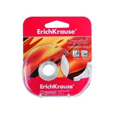 Корица на „Лепяща лента ErichKrause® Crystal с диспенсър, 12mm x 25m“