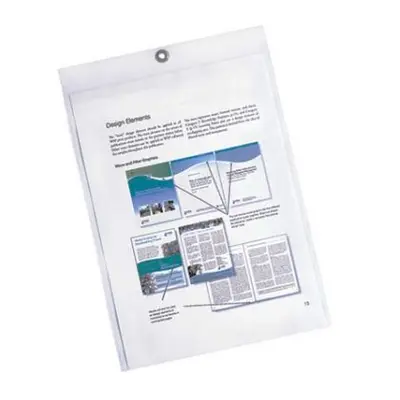 Корица на „Папка джоб ErichKrause® Crystal Clear Display Pocket Defence Top, A4, с капак, комплект 10 бр.“