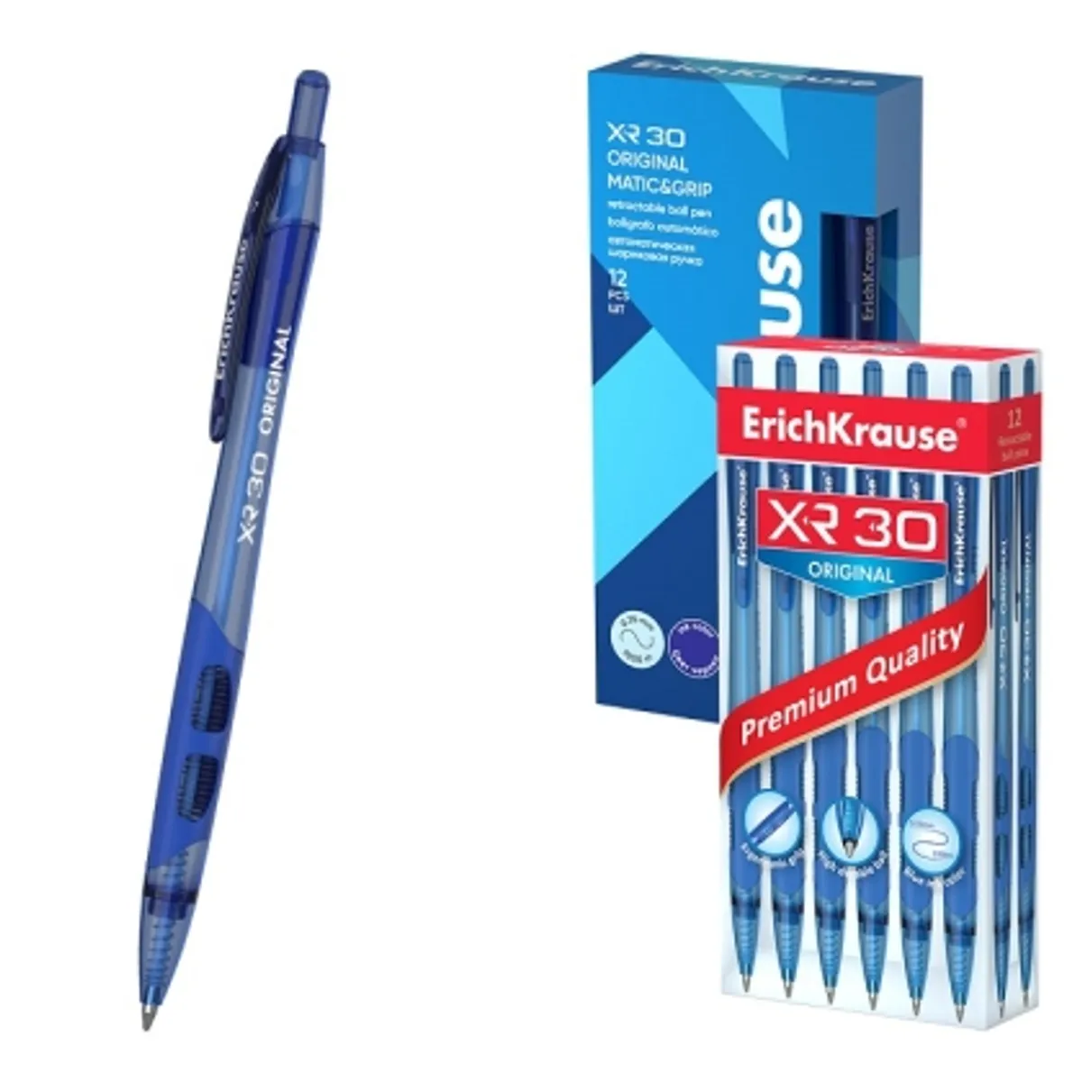 Автоматична химикалка ErichKrause® XR-30 Matic&Grip Original 0.7 mm
