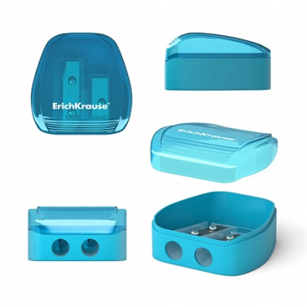 Острилка ErichKrause® Duo с 2 гнезда (в кутия 12 бр.), снимка 3