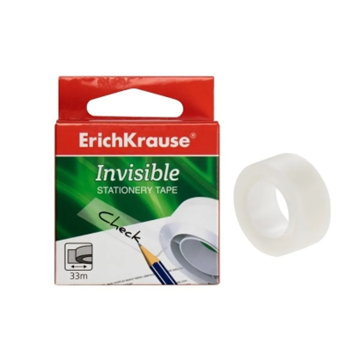 Невидимо тиксо ErichKrause®18 mm x 33 m