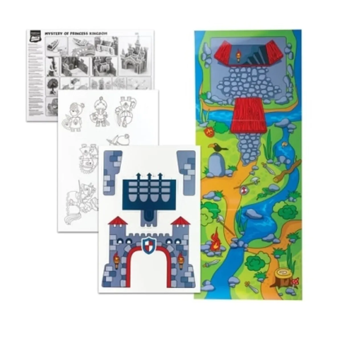 Комплект ArtBerry® Dragon Kings Castle + 10 флумастера, снимка 3