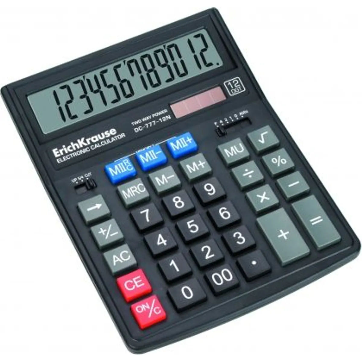 Калкулатор ErichKrause® DC-777-12N Classic, черен, 12 разряден — снимка 2