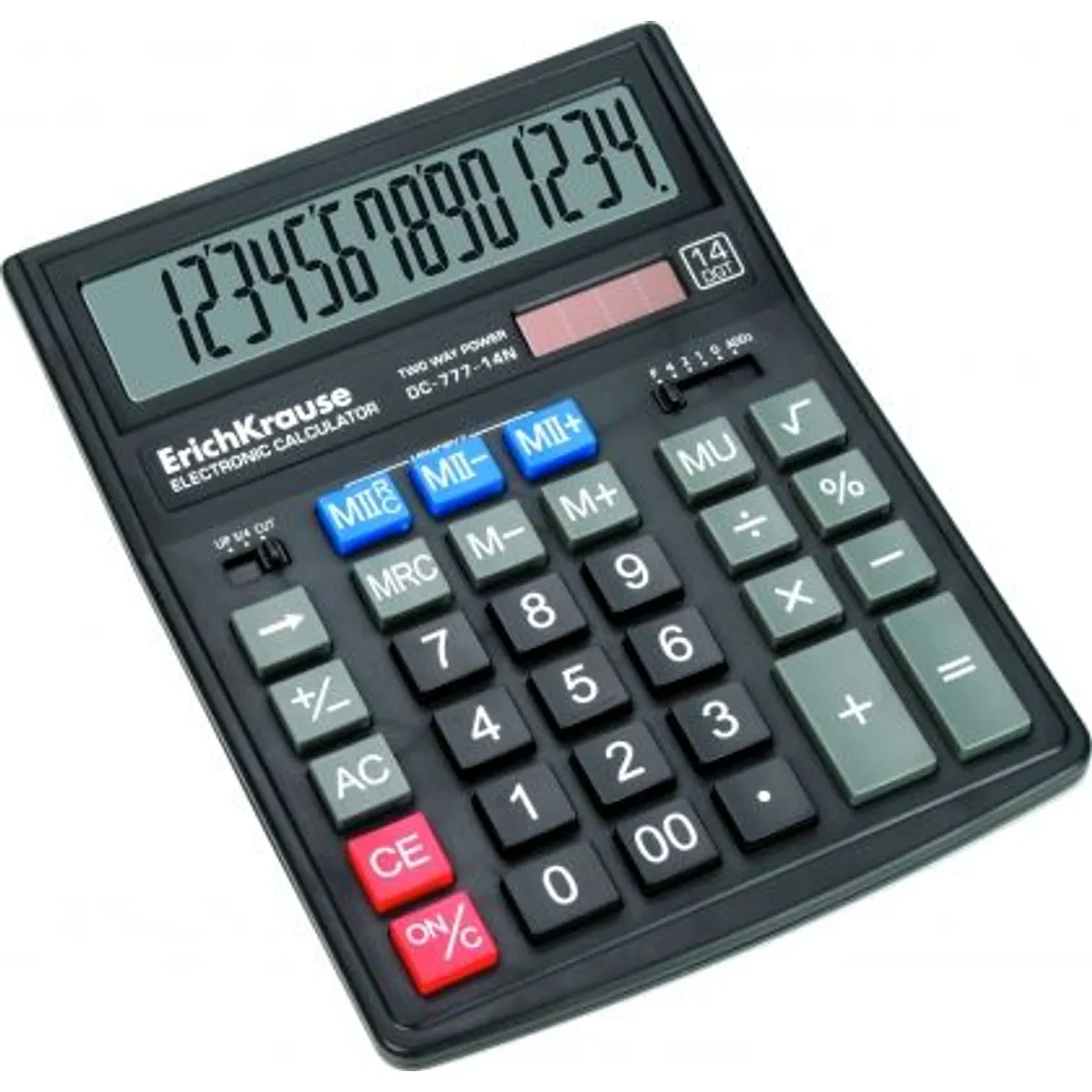 Калкулатор ErichKrause® DC-777-14N Classic, черен, 14 разряден — снимка 2