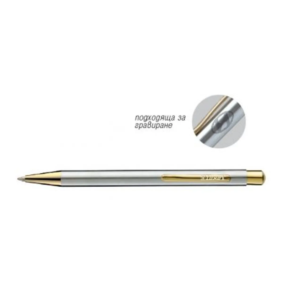 Метална химикалка Luxor NOVA 1 mm — снимка 2