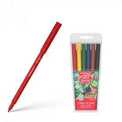 Корица на „Флумастери ErichKrause ArtBerry® Super Washable, 6 цвята“