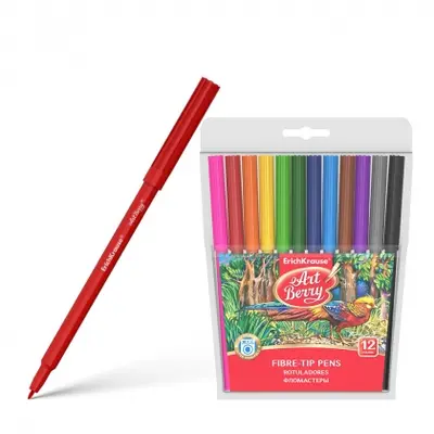 Корица на „Флумастери ErichKrause ArtBerry® Super Washable, 12 цвята“