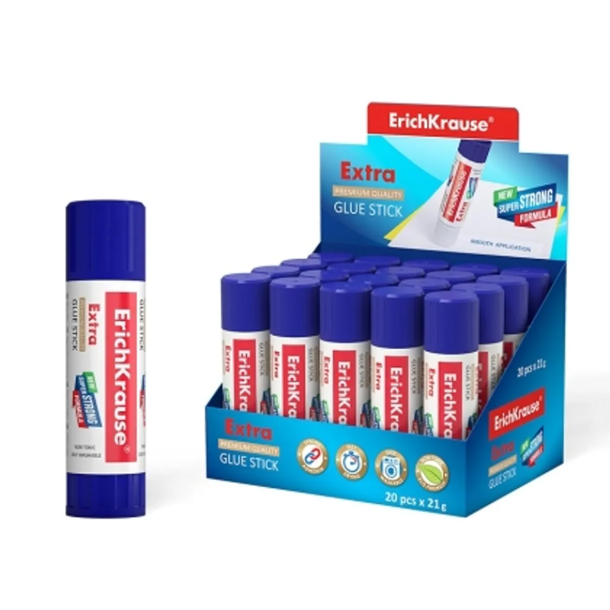 Сухо лепило стик ErichKrause® Extra 21 гр. — снимка 1