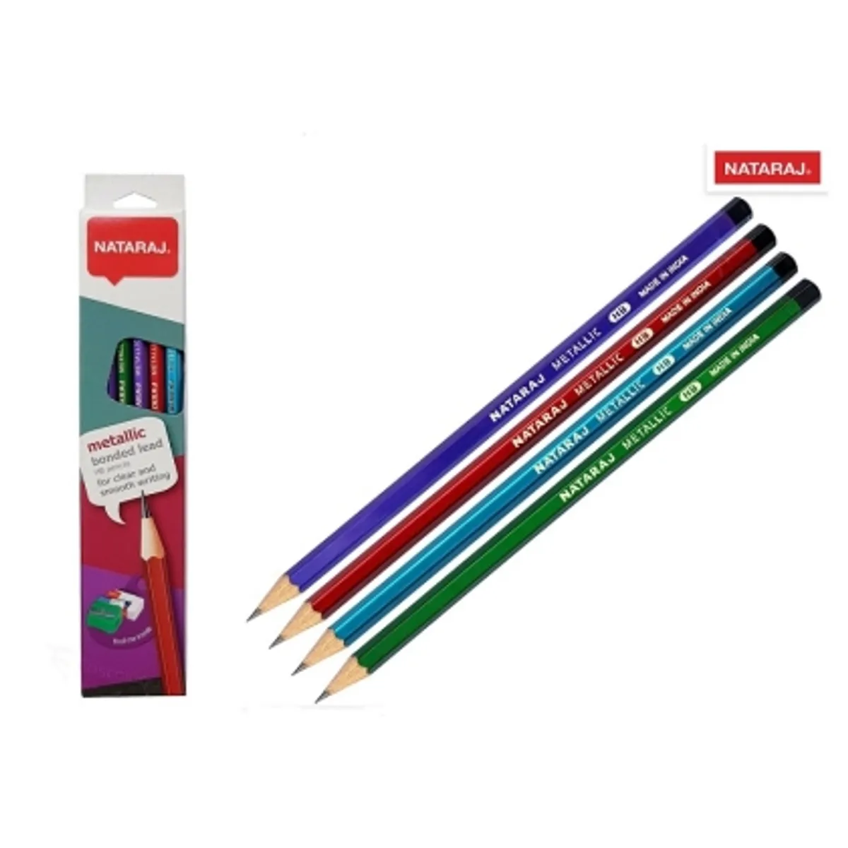 Графитни моливи Nataraj Metallic HB
