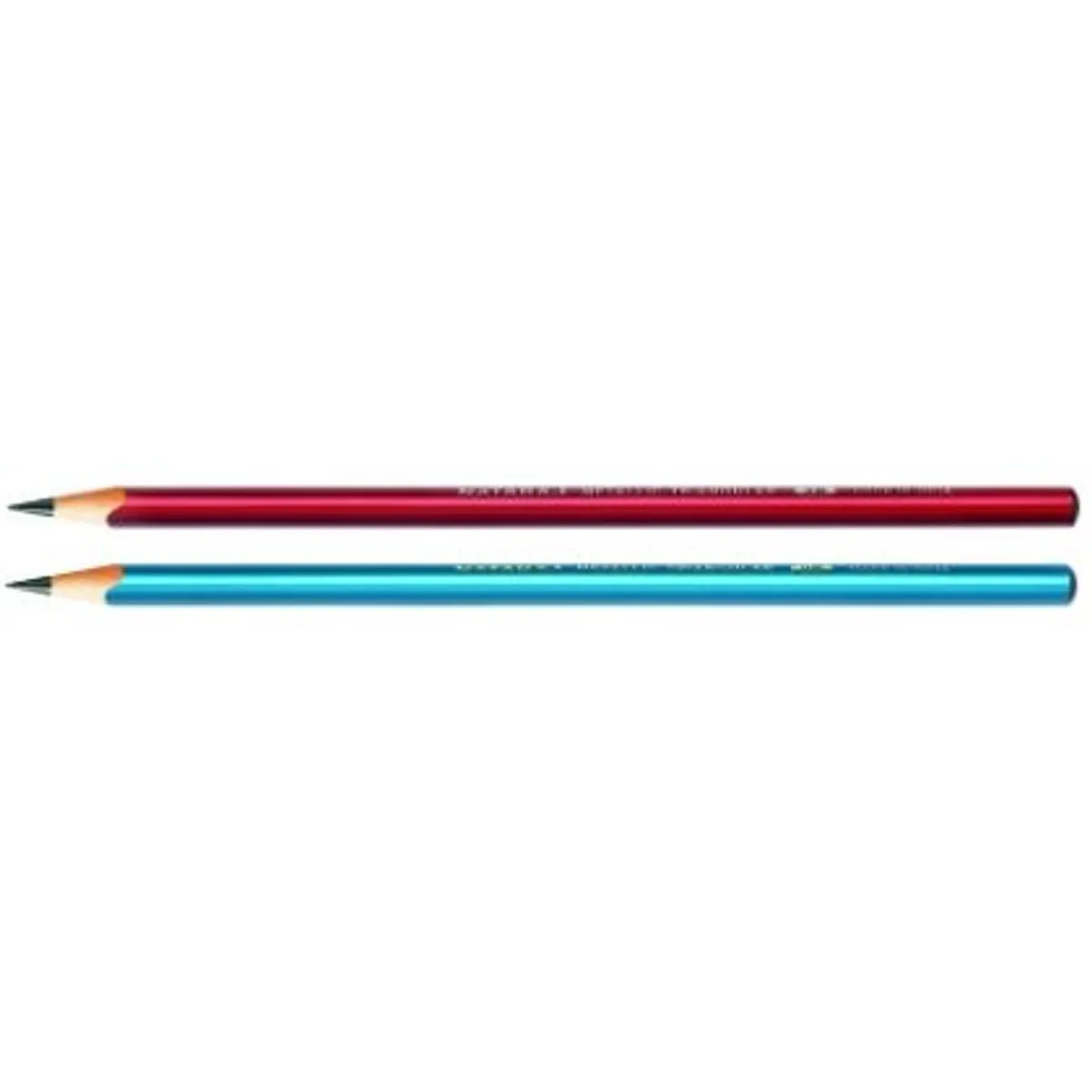 Графитен молив Nataraj 2B Metallic Triangular, микс цветове, 12 бр., снимка 2