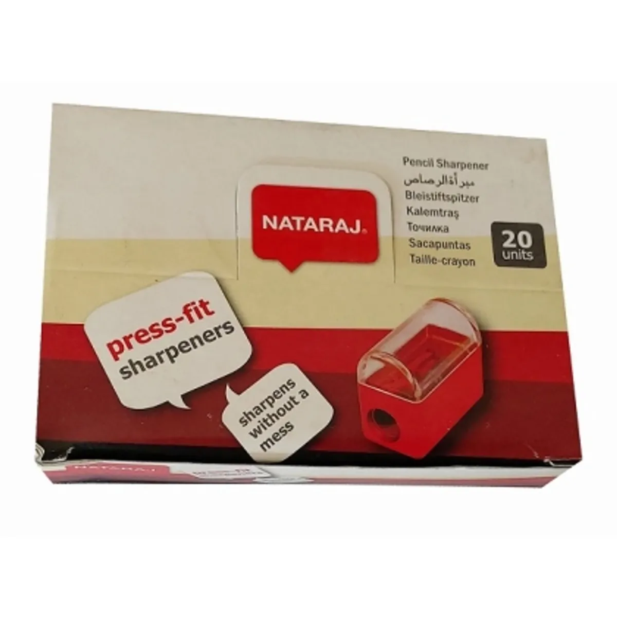 Острилка Nataraj PressFit микс (в кутия 20 бр.), снимка 2