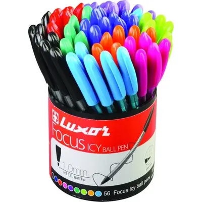 Корица на „Химикалка Focus Icy 56бр. / микс цветове“