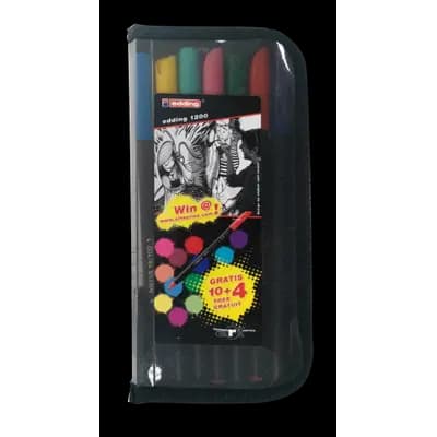 Корица на „Флумастери edding® 1200 color pen fine - 14 цвята класик“