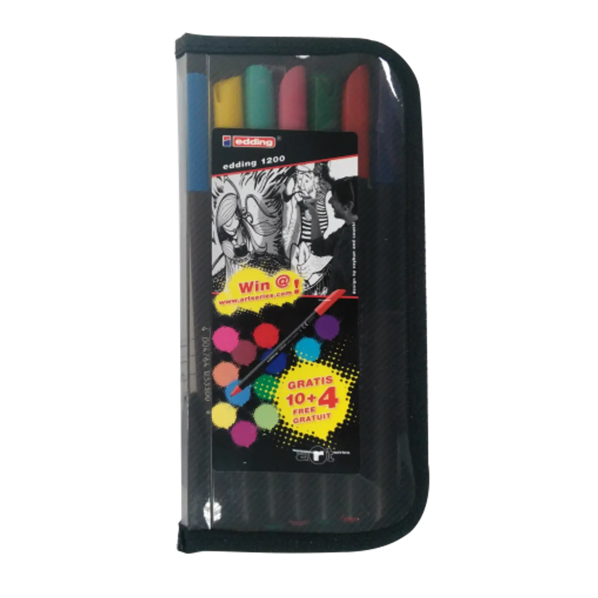 Флумастери edding® 1200 color pen fine - 14 цвята класик, снимка 1