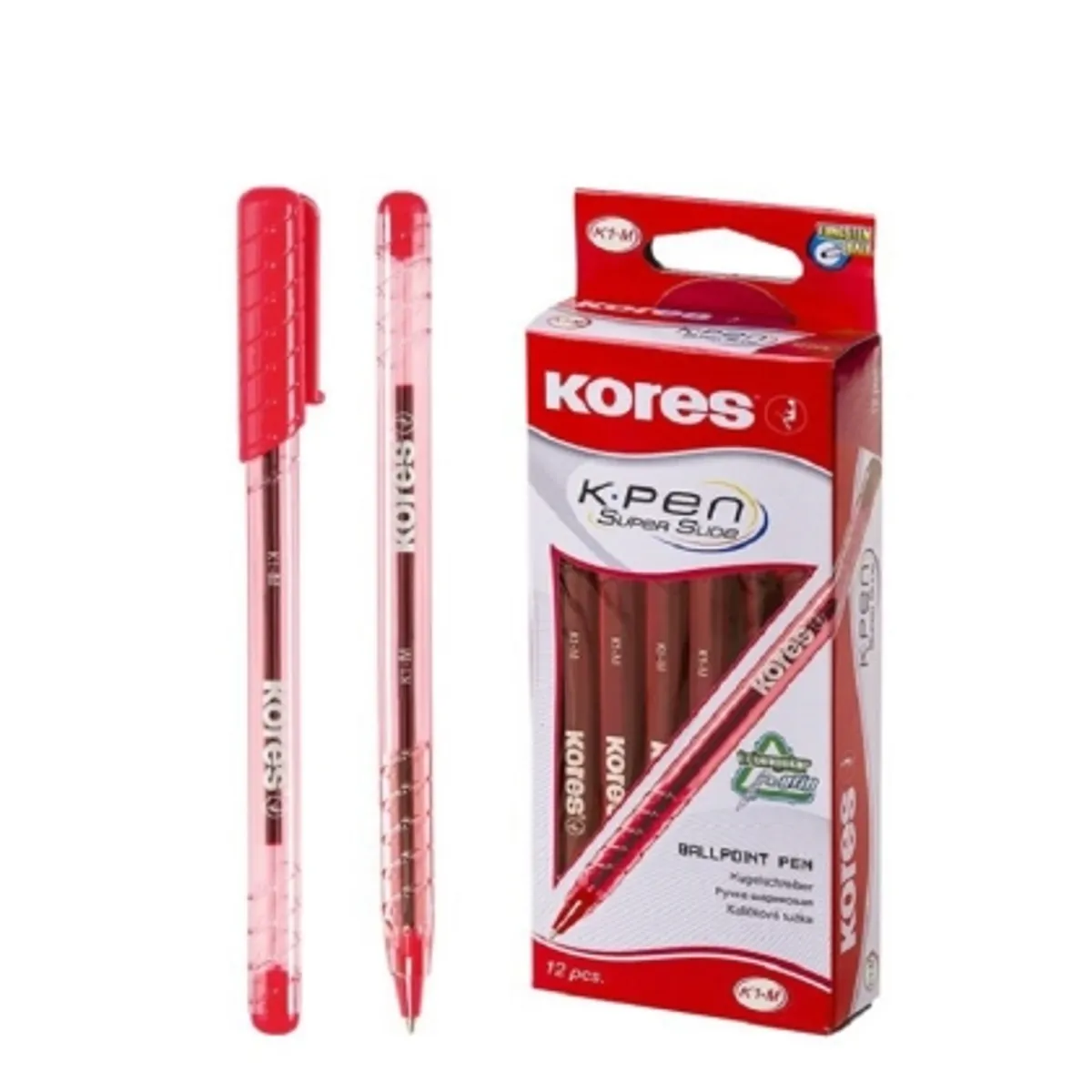 Химикалка KORES K1-M, 1.0 mm