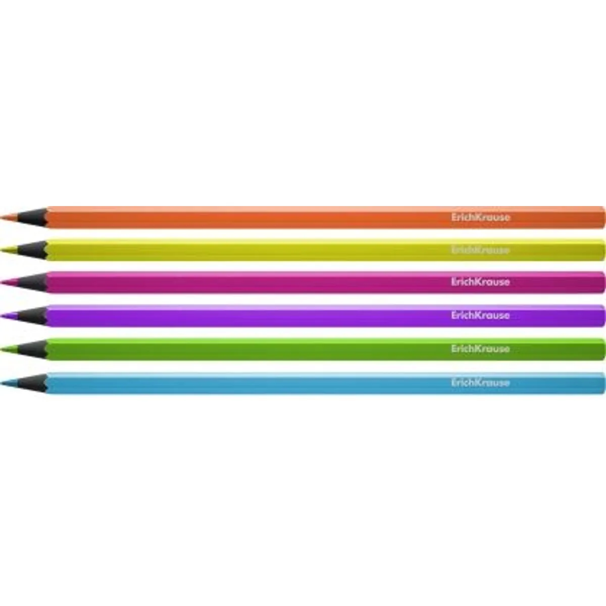 Цветни моливи ErichKrause ArtBerry® Neon, 6 цвята — снимка 2