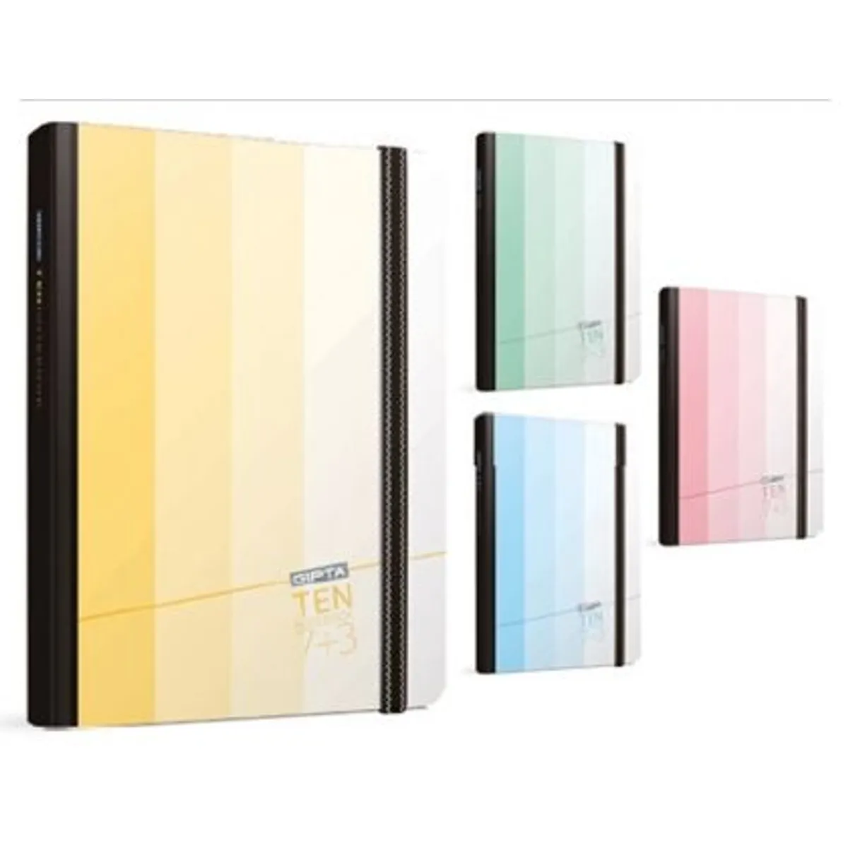 Тефтер Gıpta TEN Notebook 7+3, B5,160 листа, МКВ + РЕД