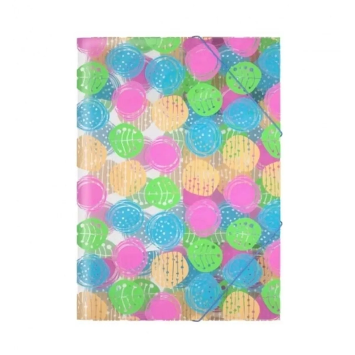Папка с ластик ErichKrause® Buttons, A4, снимка 1