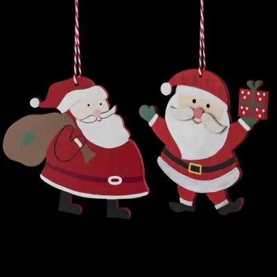 Корица на „Коледна играчка от дърво ErichKrause® Decor Santa 12 см"