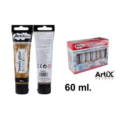 Корица на „Темперна боя MP Artix ЗЛАТО брокат, 60 ml“