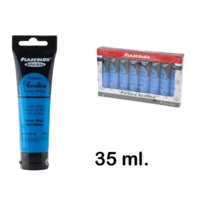 Корица на „Акрилна боя MP Artix, син неон, 35 ml.“